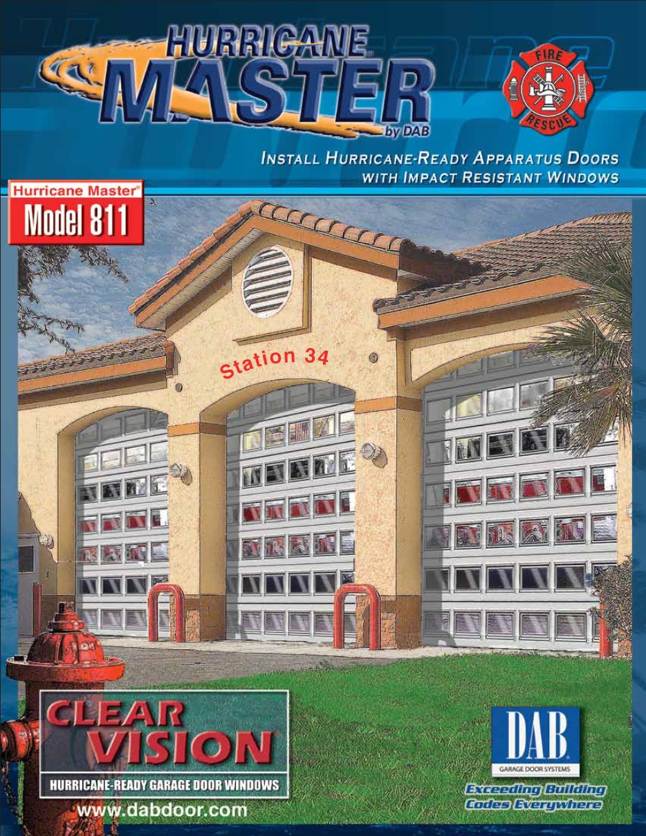 Impact Hurricane Window - DAB Garage Door Model 811 Brochure